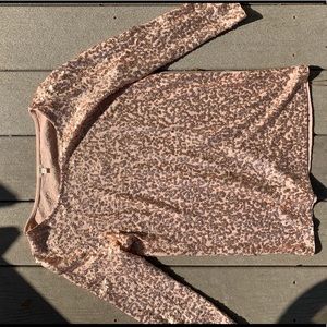 3 for $20 / J Crew Nude/Gold Sparkle Shirt